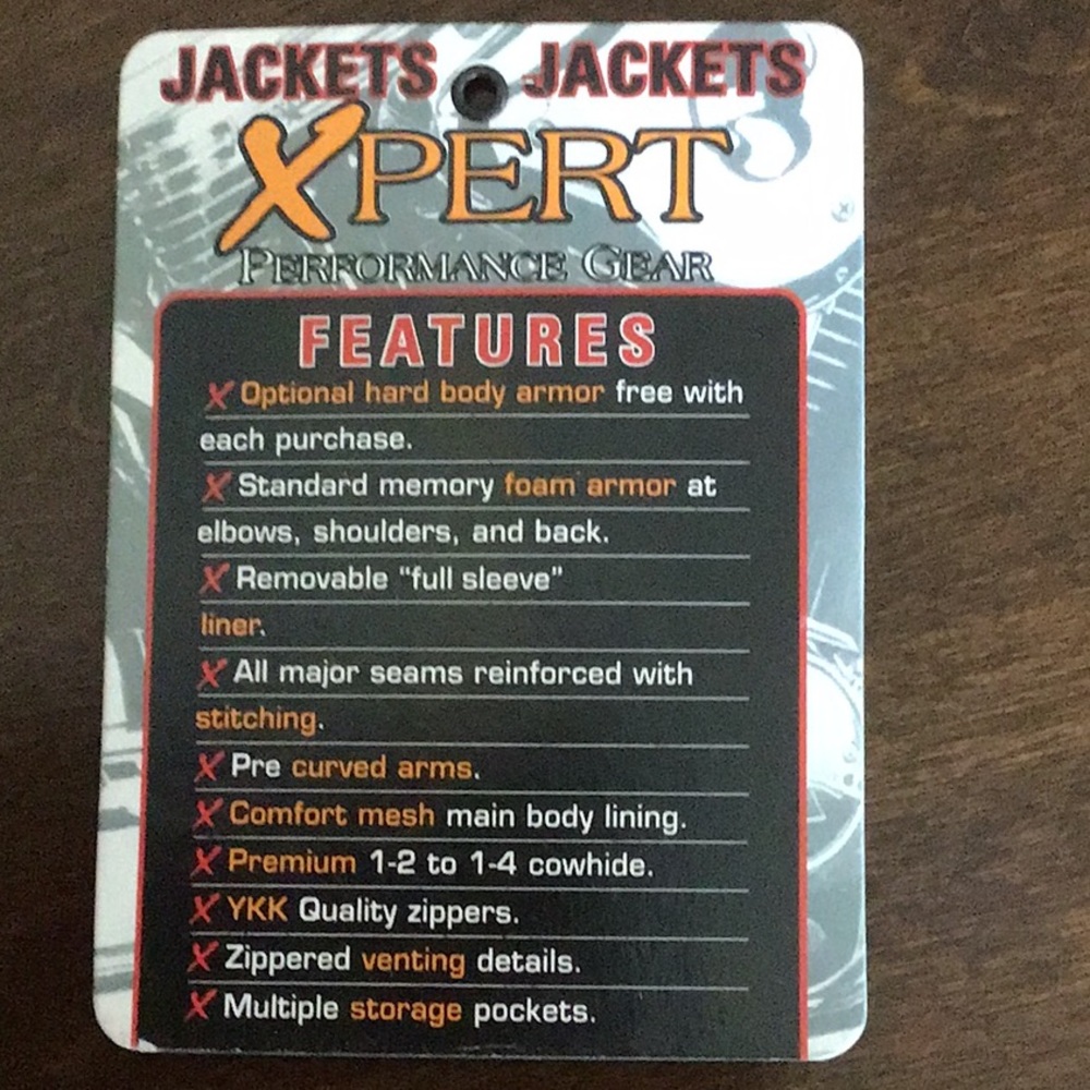 Xpert Performance Leather Motorcycle Jacket - Picture 7 of 7